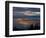 City from Grouse Mountain at Sunset, North Vancouver, Vancouver, Canada-Lawrence Worcester-Framed Photographic Print