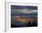 City from Grouse Mountain at Sunset, North Vancouver, Vancouver, Canada-Lawrence Worcester-Framed Photographic Print