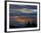 City from Grouse Mountain at Sunset, North Vancouver, Vancouver, Canada-Lawrence Worcester-Framed Photographic Print