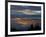 City from Grouse Mountain at Sunset, North Vancouver, Vancouver, Canada-Lawrence Worcester-Framed Photographic Print