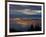 City from Grouse Mountain at Sunset, North Vancouver, Vancouver, Canada-Lawrence Worcester-Framed Photographic Print