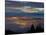 City from Grouse Mountain at Sunset, North Vancouver, Vancouver, Canada-Lawrence Worcester-Mounted Photographic Print