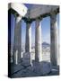 City from the Parthenon, Athens, Greece, Europe-John Ross-Stretched Canvas