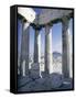 City from the Parthenon, Athens, Greece, Europe-John Ross-Framed Stretched Canvas