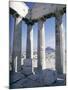 City from the Parthenon, Athens, Greece, Europe-John Ross-Mounted Photographic Print