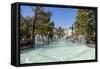 City Garden Park, Fountains, Sofia, Bulgaria, Europe-Giles Bracher-Framed Stretched Canvas