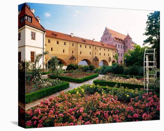 City Gate Amberg Germany-null-Stretched Canvas