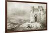 City Gate in Toledo-Jenaro Perez Villaamil-Framed Art Print