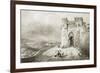 City Gate in Toledo-Jenaro Perez Villaamil-Framed Art Print
