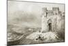 City Gate in Toledo-Jenaro Perez Villaamil-Mounted Art Print