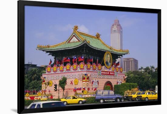 City Gate on Chungshan Road, Taipei, Taiwan-Charles Bowman-Framed Photographic Print