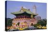 City Gate on Chungshan Road, Taipei, Taiwan-Charles Bowman-Stretched Canvas