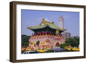 City Gate on Chungshan Road, Taipei, Taiwan-Charles Bowman-Framed Photographic Print