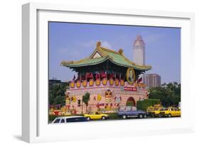 City Gate on Chungshan Road, Taipei, Taiwan-Charles Bowman-Framed Photographic Print