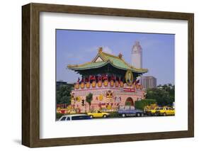 City Gate on Chungshan Road, Taipei, Taiwan-Charles Bowman-Framed Photographic Print