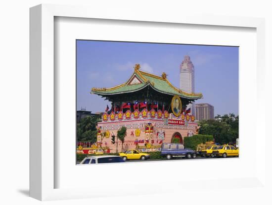 City Gate on Chungshan Road, Taipei, Taiwan-Charles Bowman-Framed Photographic Print