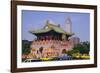 City Gate on Chungshan Road, Taipei, Taiwan-Charles Bowman-Framed Premium Photographic Print