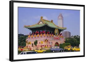 City Gate on Chungshan Road, Taipei, Taiwan-Charles Bowman-Framed Premium Photographic Print