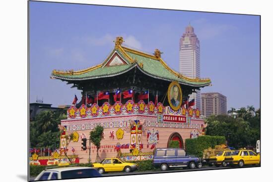 City Gate on Chungshan Road, Taipei, Taiwan-Charles Bowman-Mounted Photographic Print