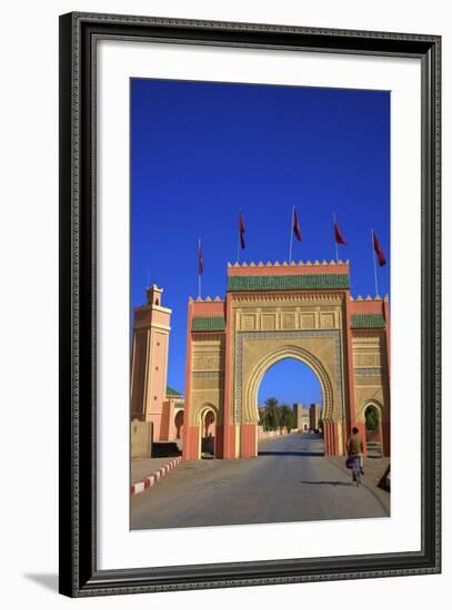 City Gate, Rissani, Morocco, North Africa, Africa-Neil-Framed Photographic Print