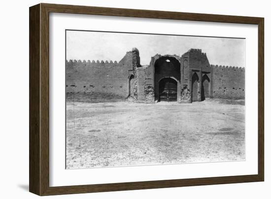 City Gate, Samarra, Mesopotamia, 1918-null-Framed Giclee Print