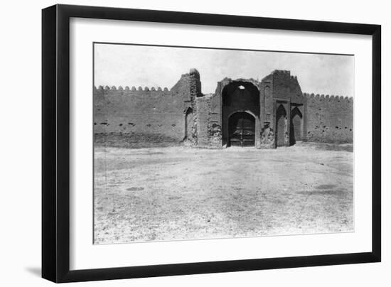 City Gate, Samarra, Mesopotamia, 1918-null-Framed Giclee Print
