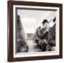 City Gent on the Top Deck of a Bus-Henry Grant-Framed Art Print