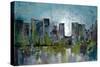 City Glow-Doris Charest-Stretched Canvas