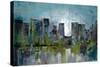 City Glow-Doris Charest-Stretched Canvas