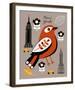 City Greetings III-Clara Wells-Framed Giclee Print