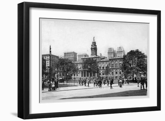 City Hall, 1911-Moses King-Framed Art Print