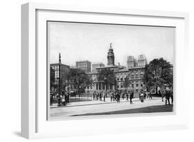 City Hall, 1911-Moses King-Framed Art Print