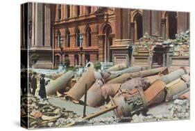 City Hall after the Earthquake, San Francisco, California-null-Stretched Canvas