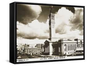 City Hall, Albert Square, Brisbane, Australia-null-Framed Stretched Canvas