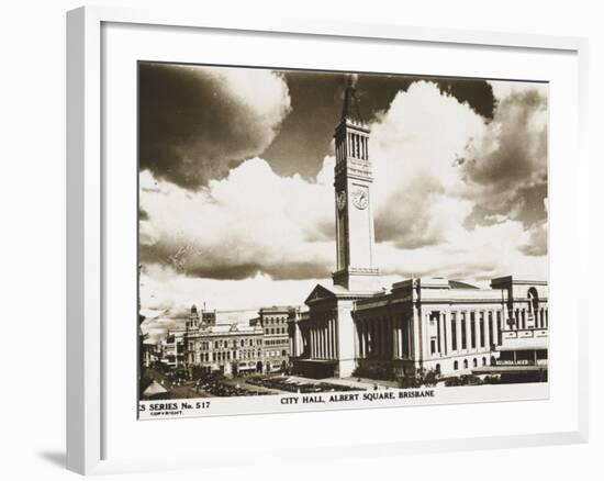 City Hall, Albert Square, Brisbane, Australia-null-Framed Photographic Print