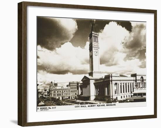 City Hall, Albert Square, Brisbane, Australia-null-Framed Photographic Print