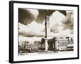 City Hall, Albert Square, Brisbane, Australia-null-Framed Photographic Print