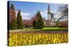 City Hall, Alexandra Gardens, Cathays Park, Cardiff, Wales, United Kingdom, Europe-Billy Stock-Stretched Canvas