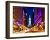 City Hall and Avenue of the Arts by Night, Philadelphia, Pennsylvania, United States-Philippe Hugonnard-Framed Photographic Print