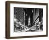 City Hall and Avenue of the Arts by Night, Philadelphia, Pennsylvania, US, White Frame-Philippe Hugonnard-Framed Art Print