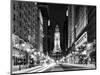 City Hall and Avenue of the Arts by Night, Philadelphia, Pennsylvania, US-Philippe Hugonnard-Mounted Photographic Print
