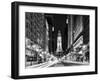 City Hall and Avenue of the Arts by Night, Philadelphia, Pennsylvania, US-Philippe Hugonnard-Framed Premium Photographic Print