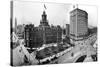 City Hall and Campus Martius, Detroit-null-Stretched Canvas