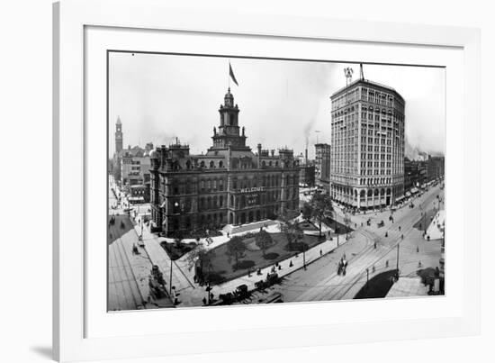 City Hall and Campus Martius, Detroit-null-Framed Photographic Print