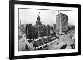 City Hall and Campus Martius, Detroit-null-Framed Photographic Print