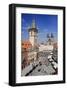 City Hall and Church of Our Lady Before Tyn on Old Town Square in Prague, Czech Republic-null-Framed Art Print