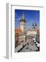 City Hall and Church of Our Lady Before Tyn on Old Town Square in Prague, Czech Republic-null-Framed Art Print