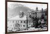 City Hall and Courthouse in Juneau, Alaska Photograph - Juneau, AK-Lantern Press-Framed Art Print