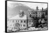 City Hall and Courthouse in Juneau, Alaska Photograph - Juneau, AK-Lantern Press-Framed Stretched Canvas