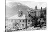 City Hall and Courthouse in Juneau, Alaska Photograph - Juneau, AK-Lantern Press-Stretched Canvas